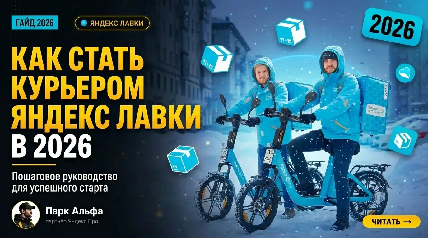 Полный гайд 2026 по работе курьером Яндекс Лавки